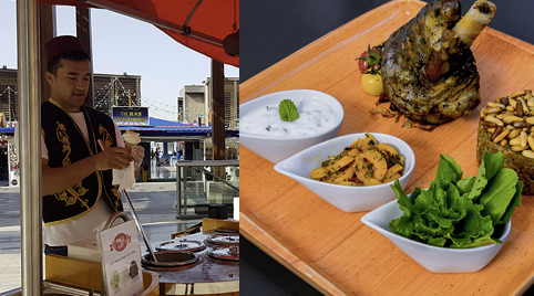 Arabische catering in kaftan